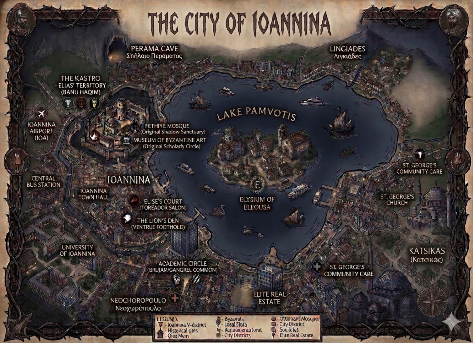 Map of Ioannina